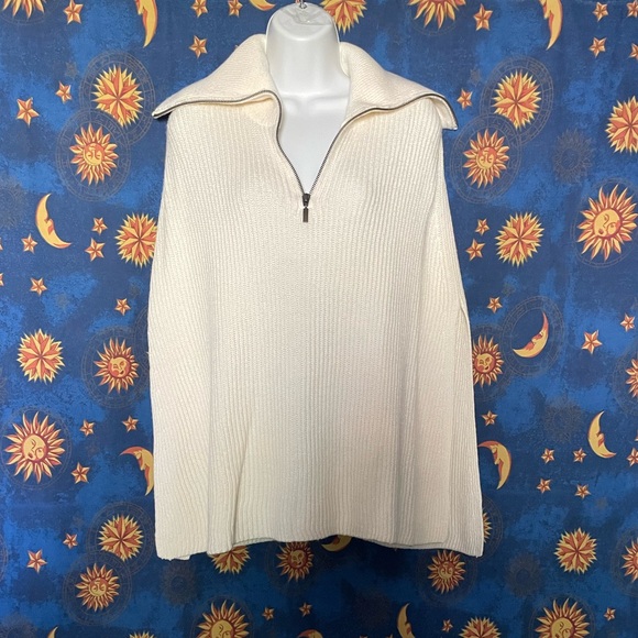 J Jill cream poncho S-L NWT - Picture 6 of 11